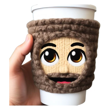 Coffee cozy sticker