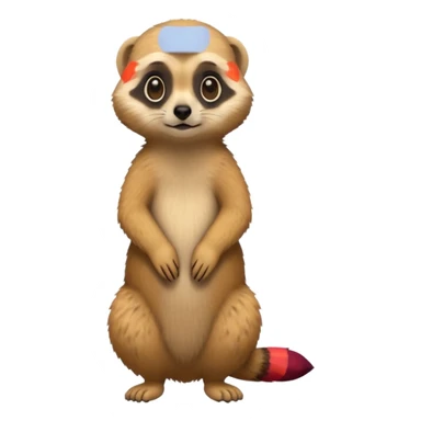Create a meerkat emoji sticker