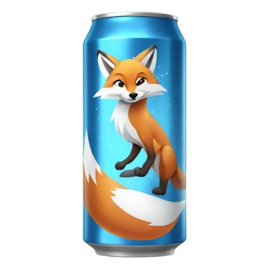 Frosty Fox Energy Drink  sticker