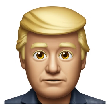 Donald Trump photorealistic sticker