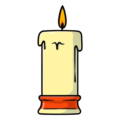 candle sticker