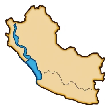 I want that you generate an exact Peru map emoji sticker