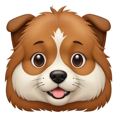 Chill guy dog meme sticker