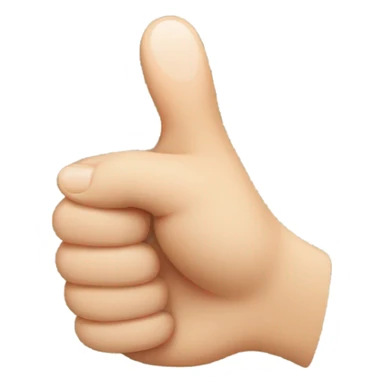 Thumb and pointer finger making a heart sticker