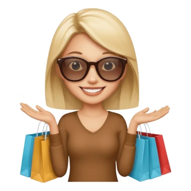 emoji comprando sticker