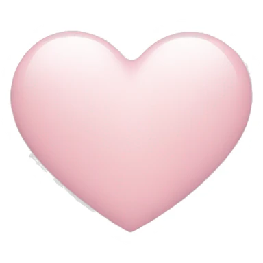 light pink heart with clouds sticker