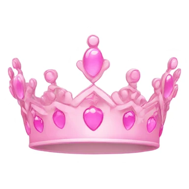 Pink tiara sticker