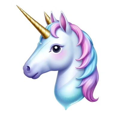 Unicorn with glass sticker