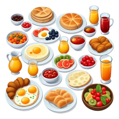 Turkish breakfast sticker