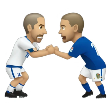 zidane vs Materazzi sticker