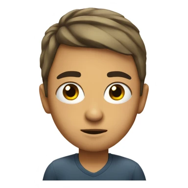 Cara de asco con side eye sticker