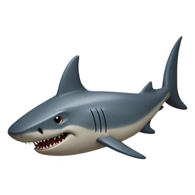 Jeff the land shark sticker