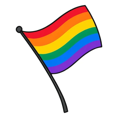 pride flag sticker