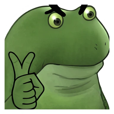 pink middle finger  sticker