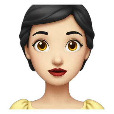 Snowwhite unimpressed sticker