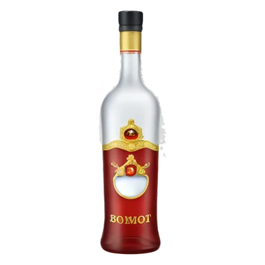 Russian vodka sticker