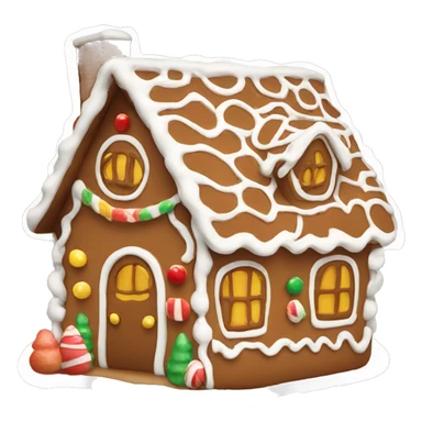 cute gingerbread house sticker