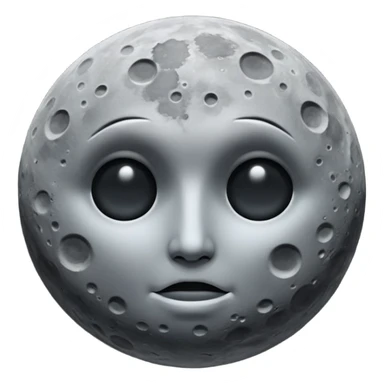 moon dark faceless  sticker