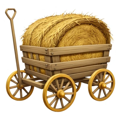 hay cart sticker