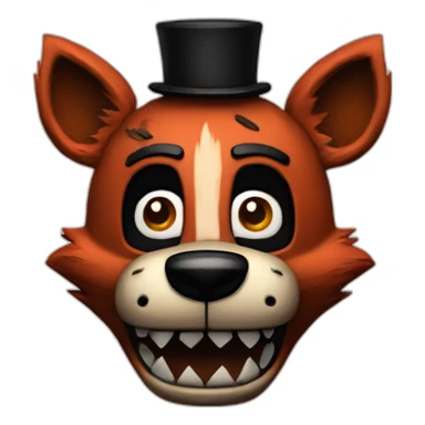 five night at freddy foxy sticker