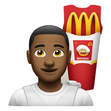  caseoh  in McDonalds sticker