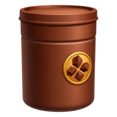 container of cocoa powder sticker