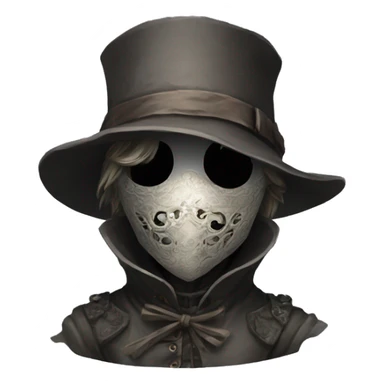bloodborne  Victorian age hiding face sticker
