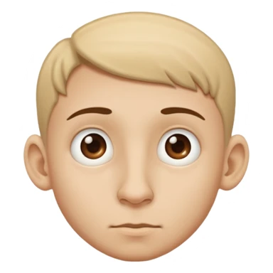 boy with huge nose sticker