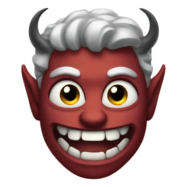 Satisfied demon sticker