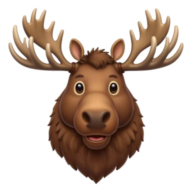 largest of the deer, moose sticker