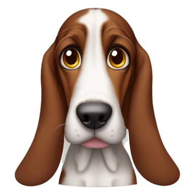 Disney eyed brown basset hound sticker