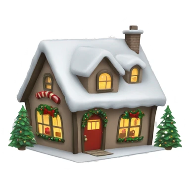 Christmas village sticker