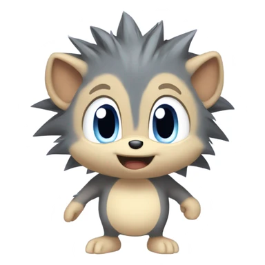 earnest baby sonic the hedghog sticker