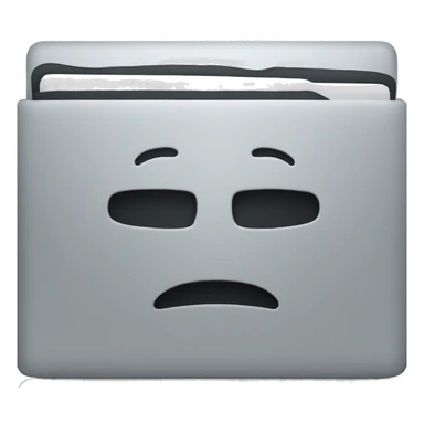 closed grey macbook sticker