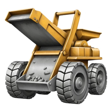 An Emoji of an AstecFT2650 Rock Crusher sticker