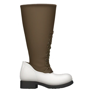 White leg with boots  sticker