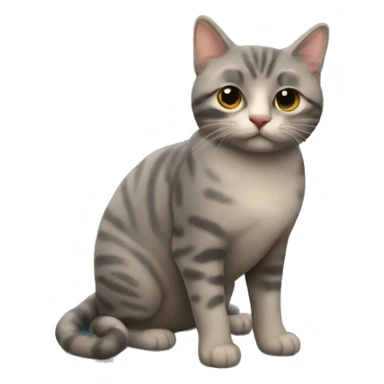 la gata bajo la lluvia sticker