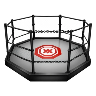 Mma octogone  sticker