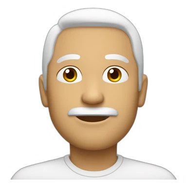 Homme sans cheveu sticker