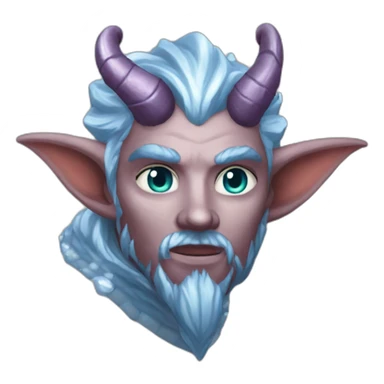 d&d tiefling ice sorcerer sticker
