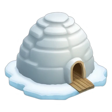 igloo in progress symbol sticker