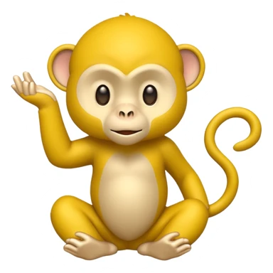 scienist and scienist item withyellow monkey sticker