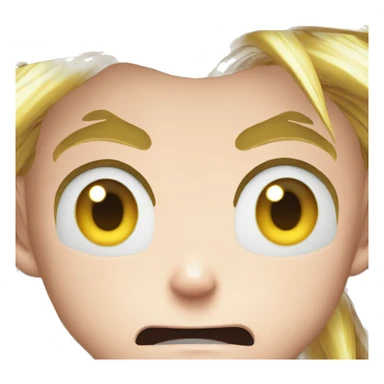 Goku from dragon ball crying sticker