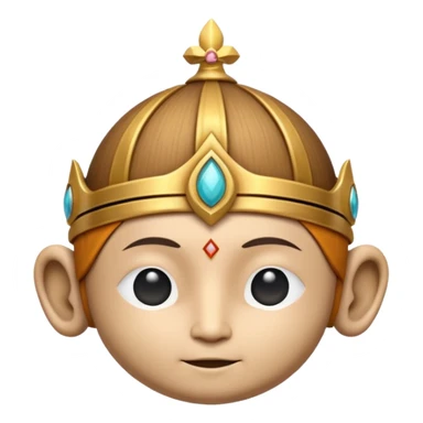 monk crown object icon, simple spiritual headpiece, wooden or bronze texture, minimal sacred design, subtle mystical aura, 3D cartoon style, mobile game icon style, centered, clean background, no text, no watermark
 sticker