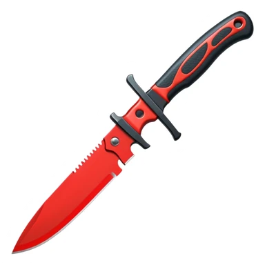 ninja knife black sticker