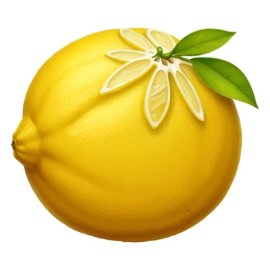 The leftovers of a lemon after making lemon juice sticker