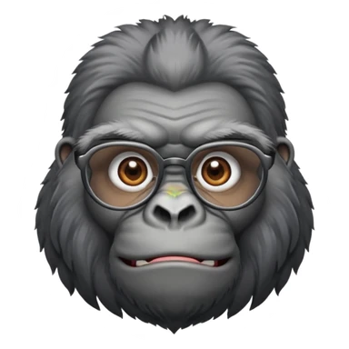 Gorillas with specs sticker
