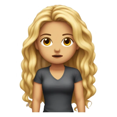 Shakira sad sticker