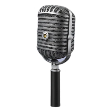 Podcasters microphone sticker
