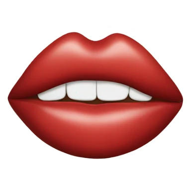 lips poutin sticker